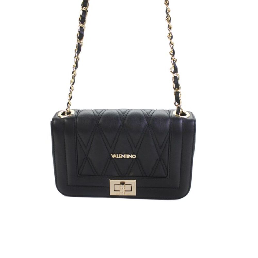 Mario Valentino Women's Beatriz Quilted Leather Shoulder Handbag Black